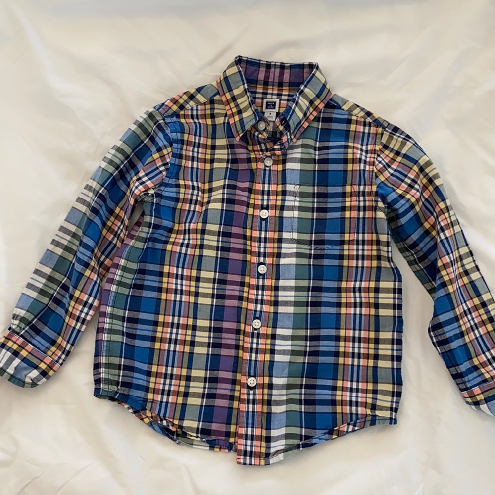 Boys 4 Janie and jack button down shirt